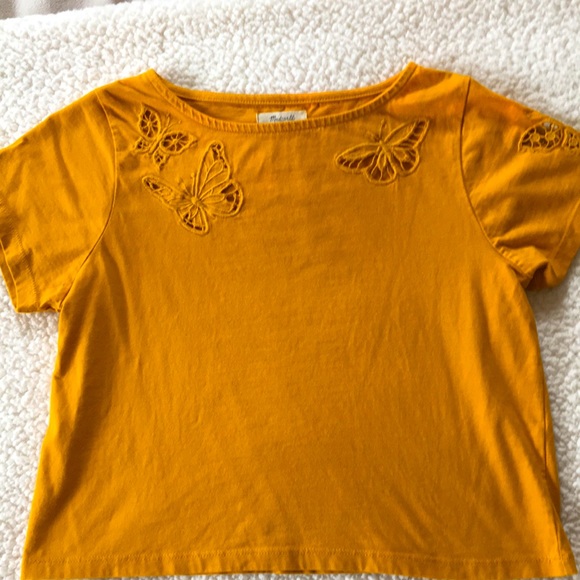 Madewell Tops - Yellow Madewell top, size XS